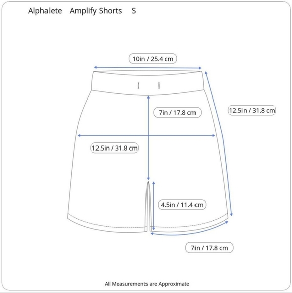 Alphalete Amplify Black Shorts Size Small - Picture 3 of 12